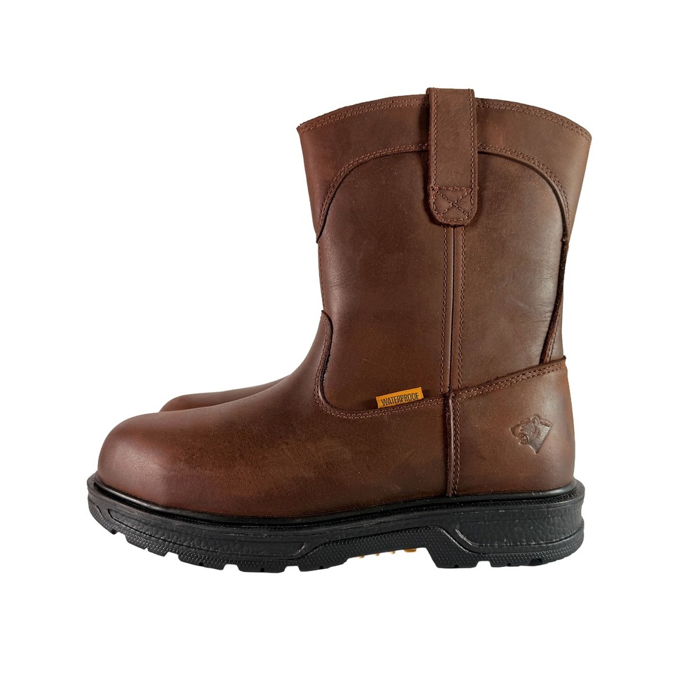 Herman Survivors Plower Mens Steel Toe Waterproof Work Boots Brown 7.5 M New